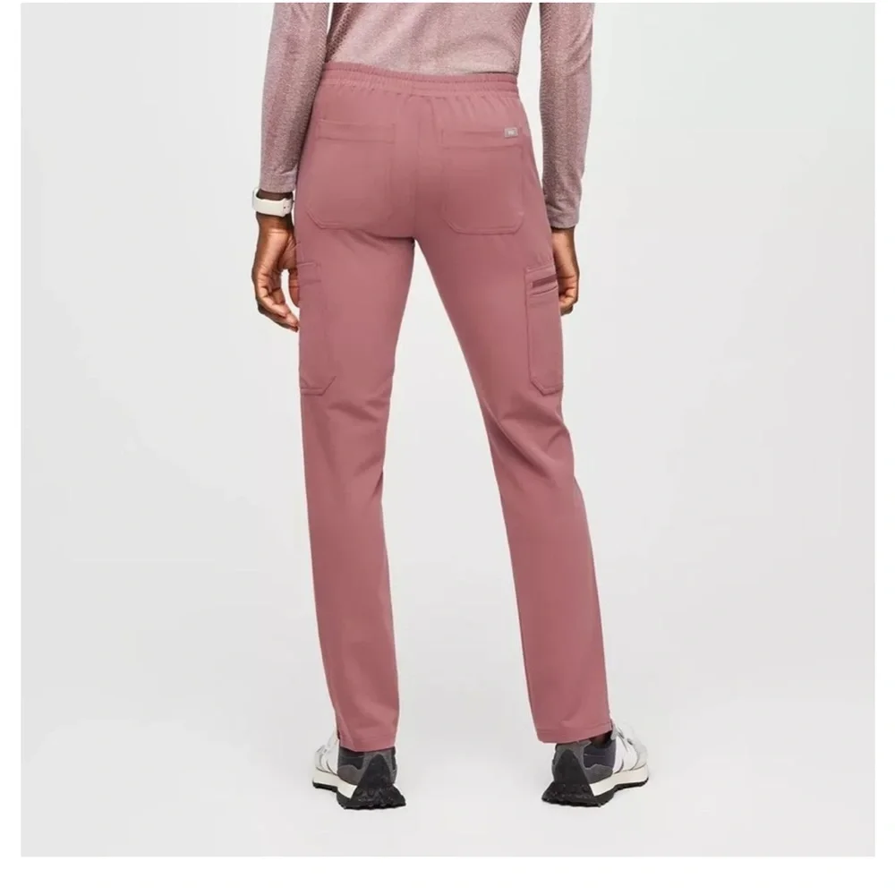 Mauve fig set FIGS Yola Scrub Pants 2 piece set catalina top XS/SM - Picture 14 of 15